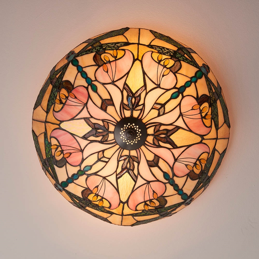Endon 63922 - Plafonnier ASHTON 2xE27/60W/230V d. 45 cm