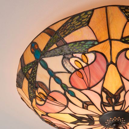 Endon 63922 - Plafonnier ASHTON 2xE27/60W/230V d. 45 cm