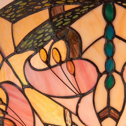 Endon 63922 - Plafonnier Tiffany ASHTON 2xE27/60W/230V diam. 45 cm