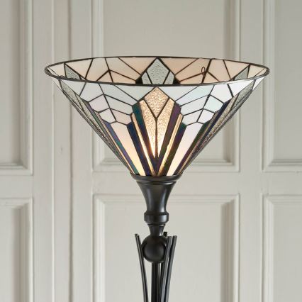 Endon 63933 - Lampadaire Tiffany ASTORIA 1xE27/60W/230V Ø 40 cm