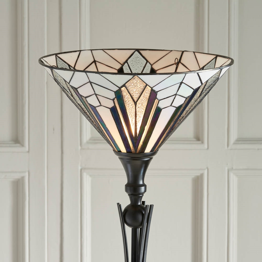 Endon 63933 - Lampadaire Tiffany ASTORIA 1xE27/60W/230V Ø 40 cm