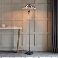 Endon 63934 - Lampadaire Tiffany ASTORIA 2xE27/60W/230V Ø 48 cm