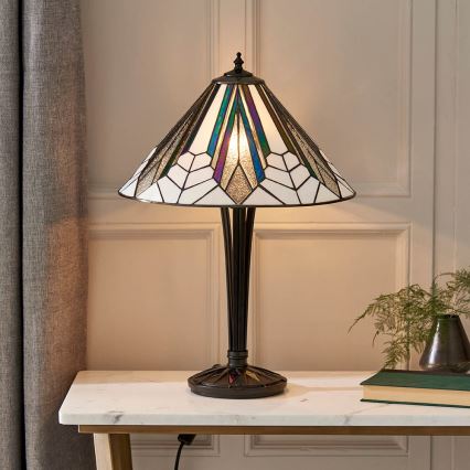 Endon 63939 - Lampe de table ASTORIA 1xE27/60W/230V Ø 40 cm