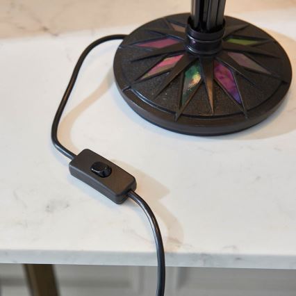 Endon 63939 - Lampe de table ASTORIA 2xE27/60W/230V, Ø 40 cm