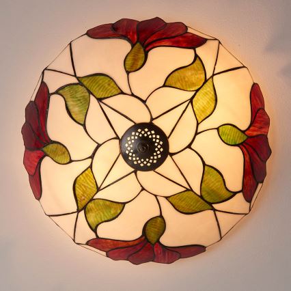 Endon 63960 - Plafonnier BOTANICA 2xE27/60W/230V Ø 45 cm
