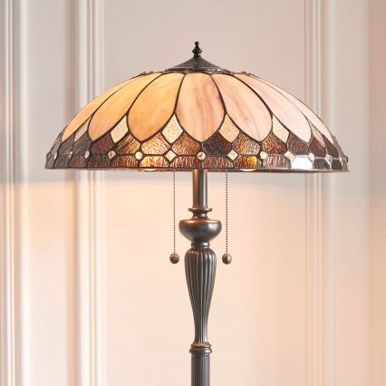 Endon 63972 - Lampadaire BROOKLYN 2xE27/60W/230V Ø 50 cm
