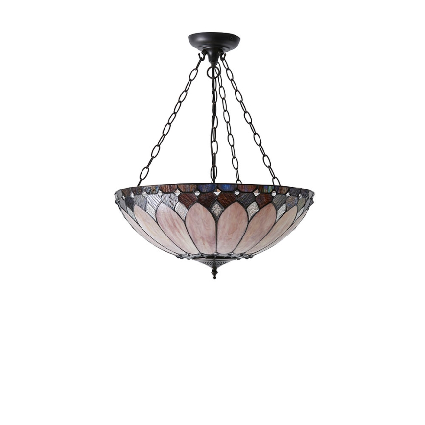 Endon 63976 - Lustre à chaîne BROOKLYN 3xE27/60W/230V diamètre 50 cm