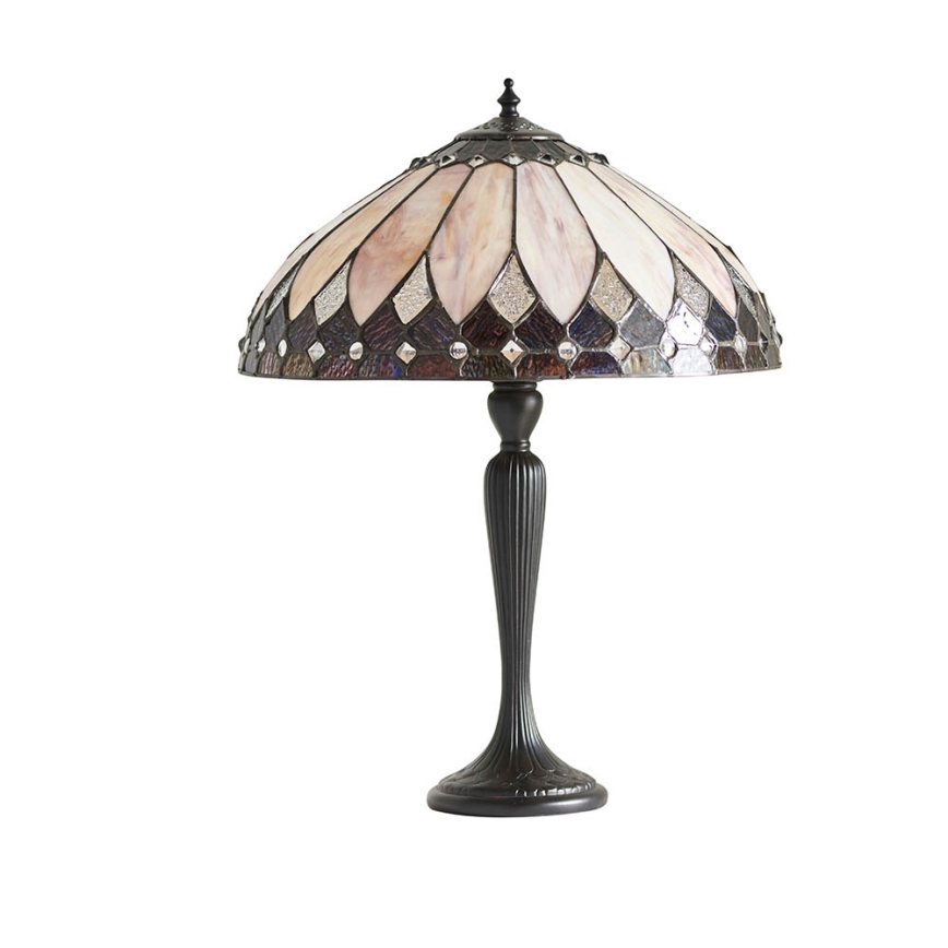 Endon 63982 - Lampe de table BROOKLYN 1xE27/60W/230V Ø 40 cm