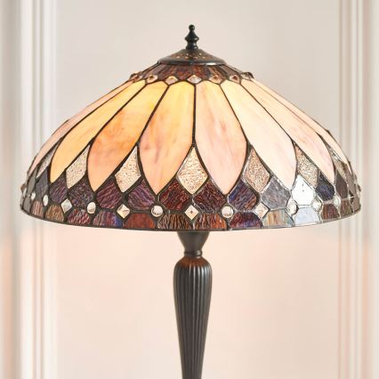 Endon 63982 - Lampe de table BROOKLYN 1xE27/60W/230V Ø 40 cm