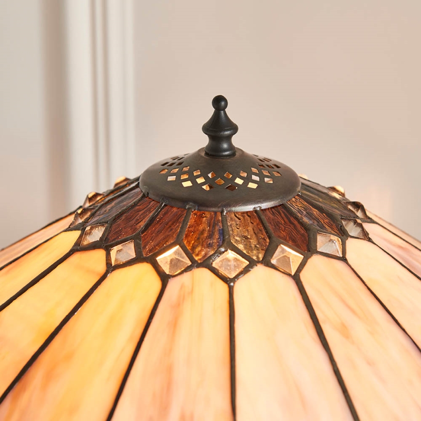 Endon 63982 - Lampe de table BROOKLYN 1xE27/60W/230V Ø 40 cm