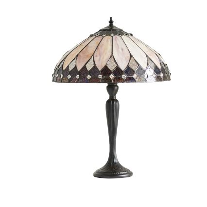 Endon 63982 - Lampe de table Tiffany BROOKLYN 1xE27/60W/230V Ø 40 cm