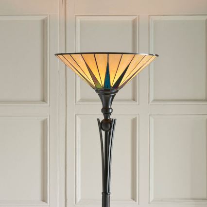 Endon 64042 - Lampadaire Tiffany DARK STAR 1xE27/60W/230V Ø 42 cm