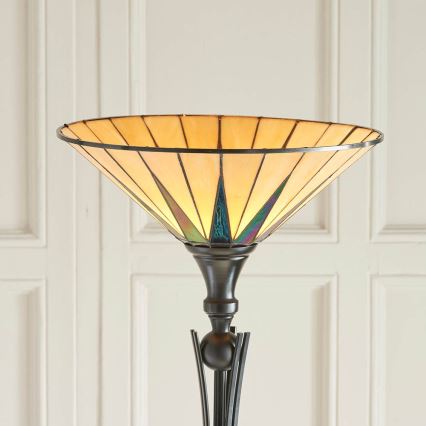 Endon 64042 - Lampadaire Tiffany DARK STAR 1xE27/60W/230V Ø 42 cm