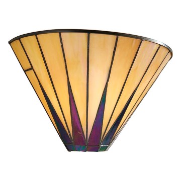 Endon 64046 - Applique murale Tiffany DARK STAR 1xE14/40W/230V