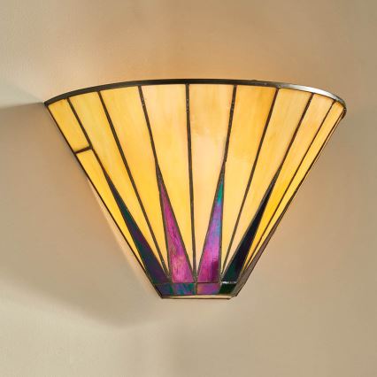 Endon 64046 - Applique murale Tiffany DARK STAR 1xE14/40W/230V
