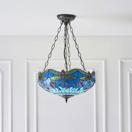 Endon 64075 - Lustre à chaîne DRAGONFLY 3xE27/60W/230V Ø 41 cm