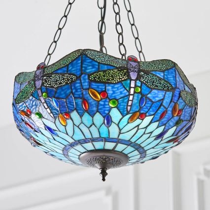 Endon 64075 - Lustre à chaîne DRAGONFLY 3xE27/60W/230V Ø 41 cm