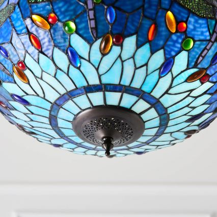 Endon 64075 - Lustre à chaîne DRAGONFLY 3xE27/60W/230V Ø 41 cm