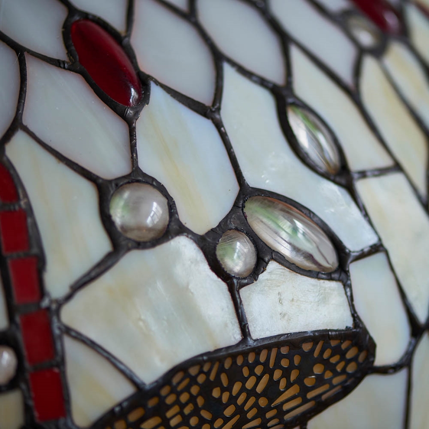 Endon 64085 - Lampe de table Tiffany DRAGONFLY 2xE27/60W/230V Ø 41 cm