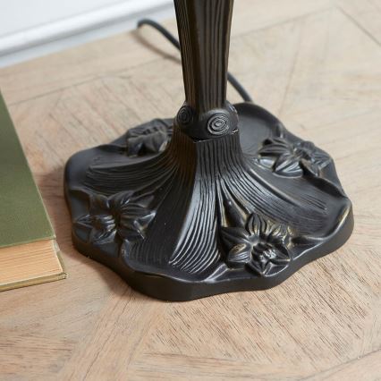 Endon 64085 - Lampe de table Tiffany DRAGONFLY 2xE27/60W/230V Ø 41 cm