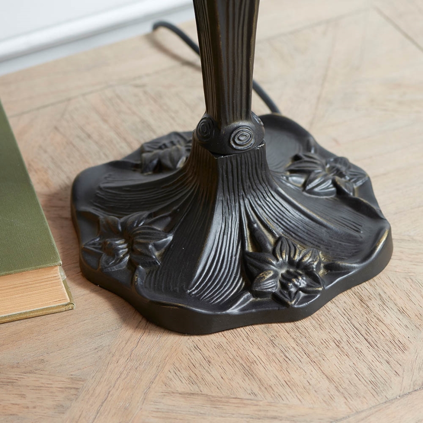 Endon 64085 - Lampe de table Tiffany DRAGONFLY 2xE27/60W/230V Ø 41 cm