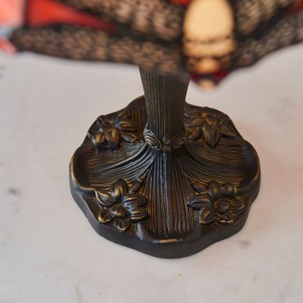 Endon 64091 - Lampe de table Tiffany DRAGONFLY 1xE14/40W/230V Ø 20 cm