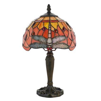 Endon 64091 - Lampe de table Tiffany DRAGONFLY 1xE14/7W/230V Ø 20 cm