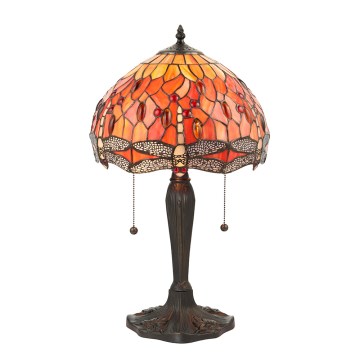 Endon 64092 - Lampe de table DRAGONFLY 2xE27/60W/230V Ø 30 cm