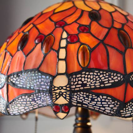 Endon 64092 - Lampe de table DRAGONFLY 2xE27/60W/230V Ø 30 cm