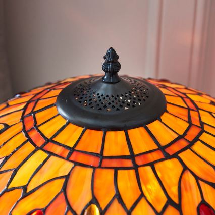 Endon 64093 - Lampe de table DRAGONFLY 2xE27/60W/230V Ø 41 cm