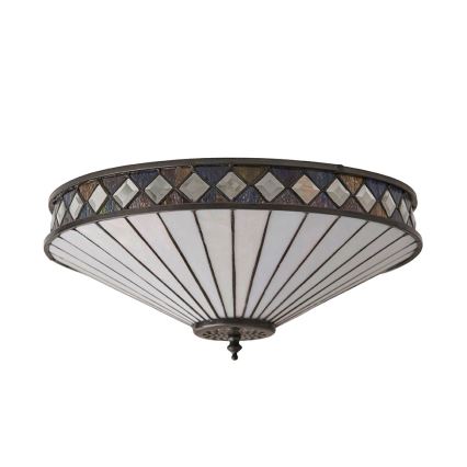 Endon 64145 - Plafonnier FARGO 2xE27/60W/230V d. 41,5 cm