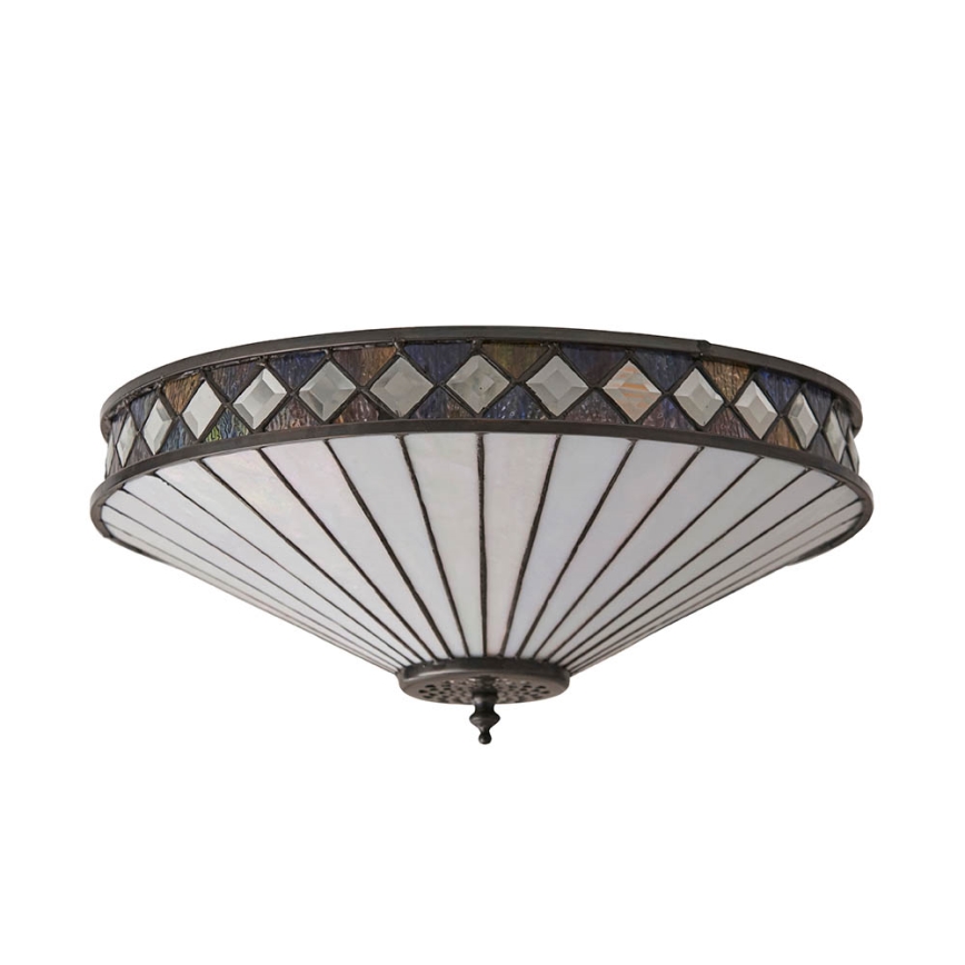 Endon 64145 - Plafonnier FARGO 2xE27/60W/230V d. 41,5 cm