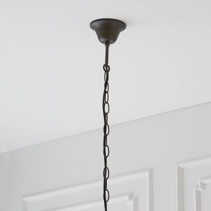 Endon 64147 - Lustre Tiffany sur chaîne FARGO 1xE27/60W/230V Ø 50 cm