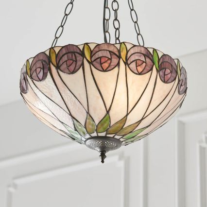 Endon 64175 - Suspension chaîne HUTCHINSON 3xE27/60W/230V d. 40 cm