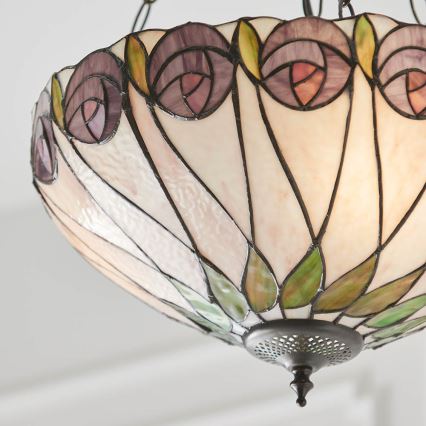 Endon 64175 - Suspension chaîne HUTCHINSON 3xE27/60W/230V d. 40 cm