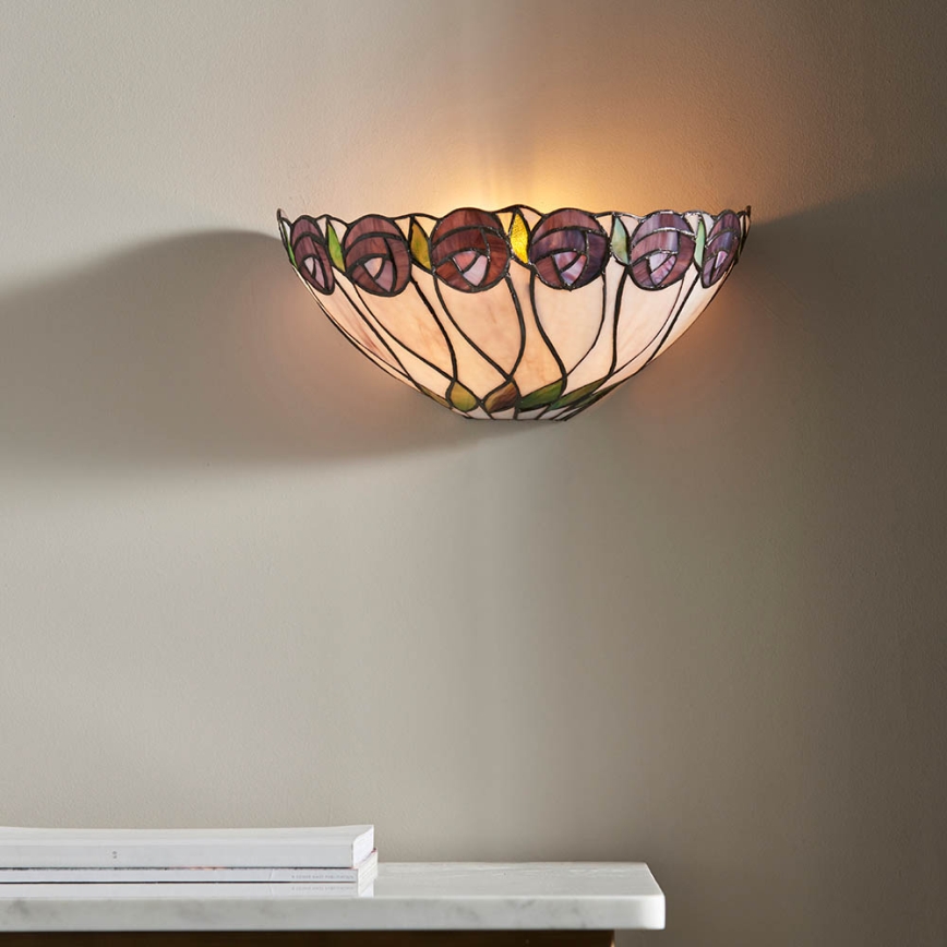 Endon 64178 - Applique murale Tiffany HUTCHINSON 1xE14/40W/230V