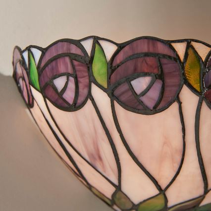 Endon 64178 - Applique murale Tiffany HUTCHINSON 1xE14/40W/230V