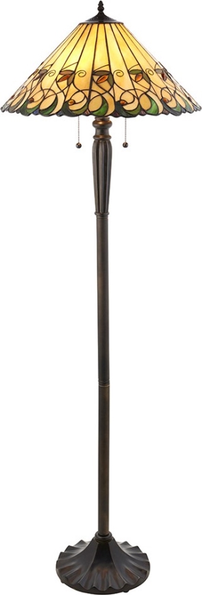 Endon 64192 - Lampadaire JAMELIA 2xE27/60W/230V Ø 50 cm