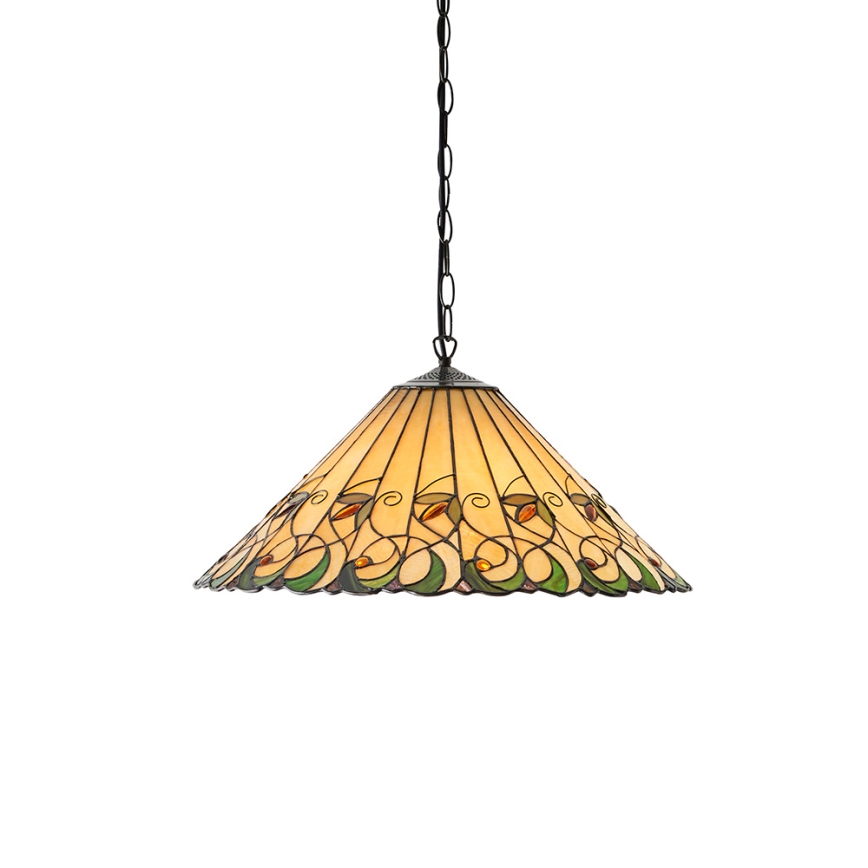 Endon 64194 - Suspension chaîne JAMELIA 3xE27/60W/230V d. 50 cm