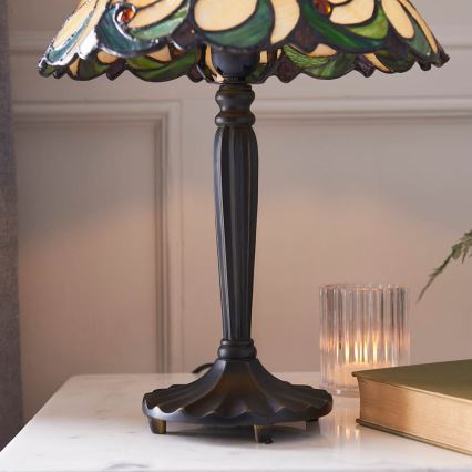 Endon 64195 - Lampe de table Tiffany JAMELIA 1xE27/60W/230V Ø 31 cm