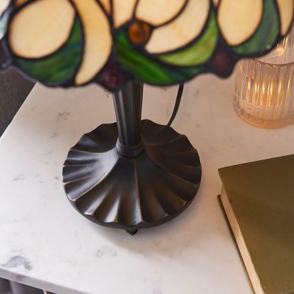 Endon 64195 - Lampe de table Tiffany JAMELIA 1xE27/60W/230V Ø 31 cm