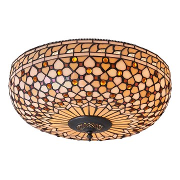 Endon 64276 - Plafonnier MILLE FEUX 2xE27/60W/230V d. 45 cm