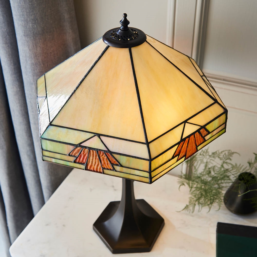 Endon 64286 - Lampe de table NEVADA 2xE27/60W/230V d. 40 cm