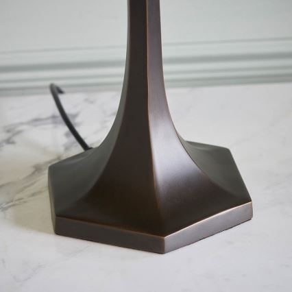 Endon 64286 - Lampe de table NEVADA 2xE27/60W/230V d. 40 cm