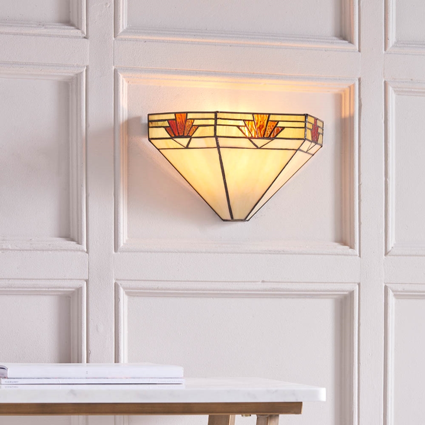 Endon 64288 - Applique murale Tiffany NEVADA 1xE14/40W/230V