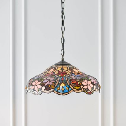 Endon 64325 - Lustre à chaîne SULLIVAN 1xE27/60W/230V Ø 40 cm