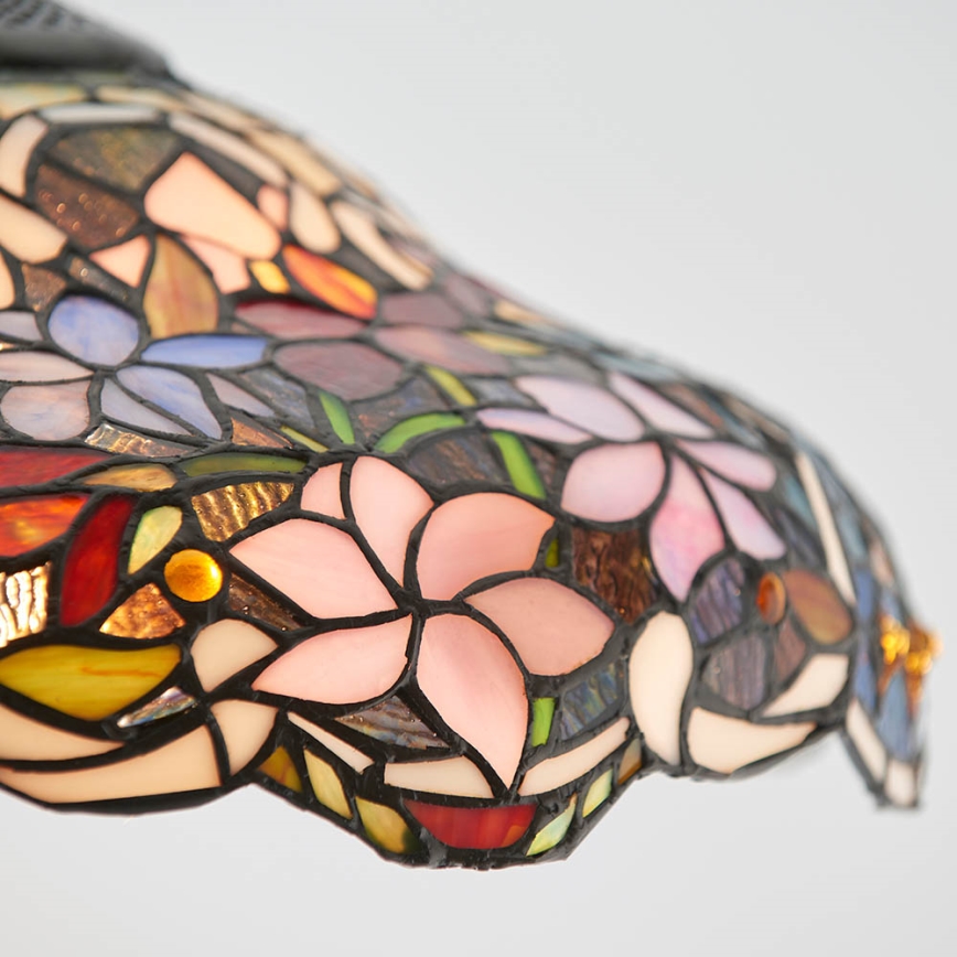 Endon 64325 - Lustre sur chaîne Tiffany SULLIVAN 1xE27/60W/230V Ø 40 cm