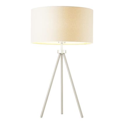 Endon 66986 - Lampe de table TRI 1xE27/40W/230V chrome mat/crème