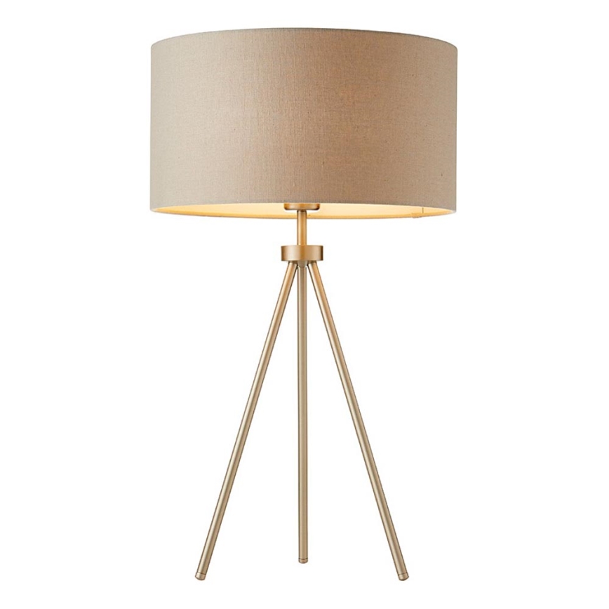 Endon 66986 - Lampe de table TRI 1xE27/40W/230V laiton/beige