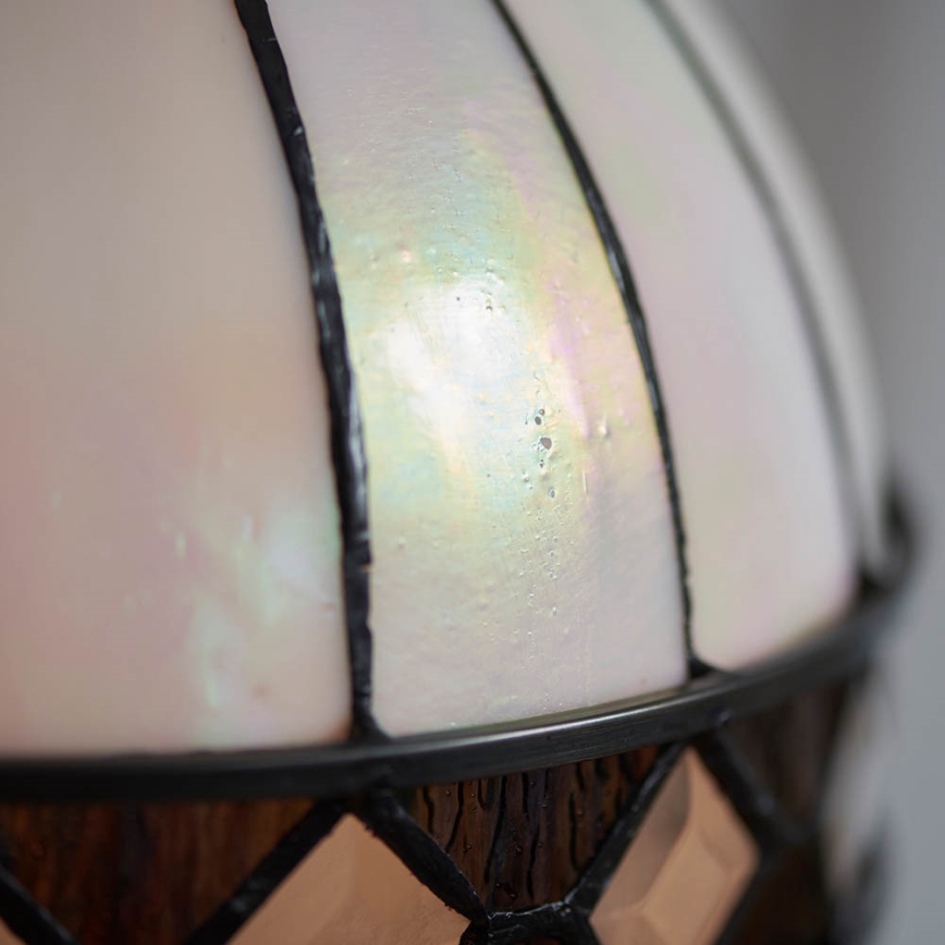 Endon 67045 - Suspension sur chaîne Tiffany FARGO 1xE27/60W/230V Ø 40 cm